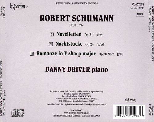 Danny Driver - Schumann: Novelletten Op. 21, Nachtstücke Op. 23 (2014)