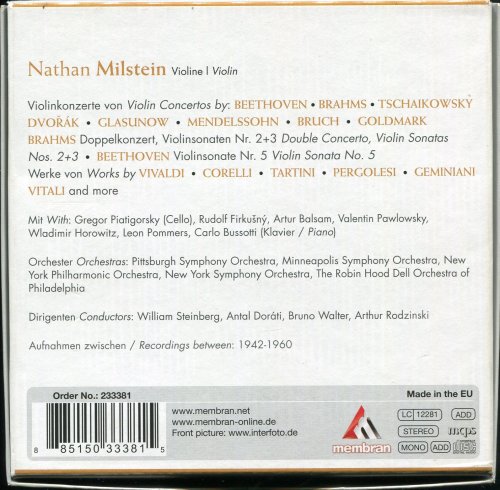 Nathan Milstein - Magic And Brilliance (2011) [10CD Box Set]