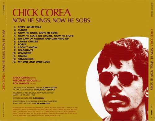 Chick Corea - Now He Sings, Now He Sobs (1968) CD Rip