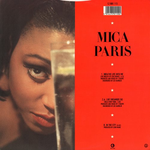 Mica Paris - Breathe Life Into Me (The Breath Of Love Remix) (UK 12") (1988)