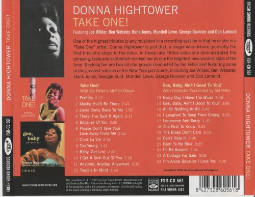 Donna Hightower - Take One! / Gee, Baby, Ain't I Good To You (2009)