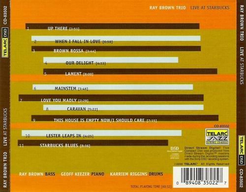 Ray Brown Trio - Live At Starbucks (2000)