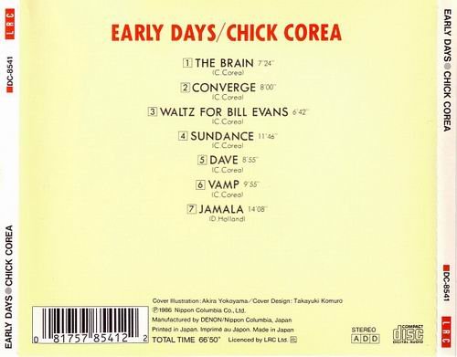 Chick Corea - Early Days (1969) CD Rip