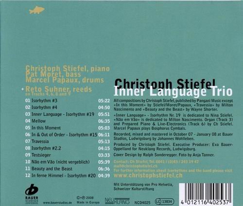 Christoph Stiefel - Inner Language Trio (2008)