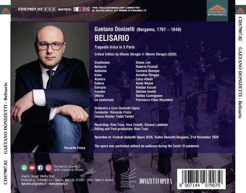 Orchestra e Coro Donizetti Opera & Riccardo Frizza - Donizetti: Belisario, A. 47 (2021) [Hi-Res]