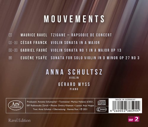 Anna Naomi Schultsz & Gérard Wyss - Mouvements (2021) [Hi-Res]