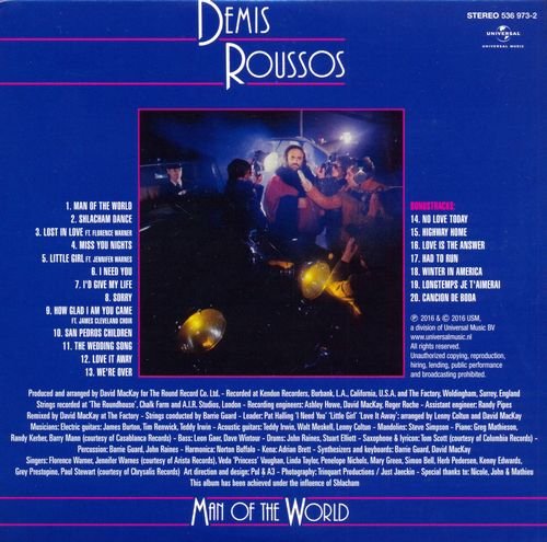 Demis Roussos - Man Of The World (1980 Remaster) (2016) CD-Rip