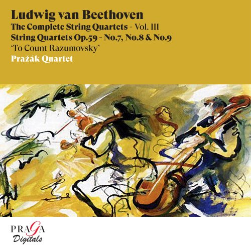 Prazak Quartet - Ludwig van Beethoven: The Three String Quartets, Op. 59 (2000) [Hi-Res]