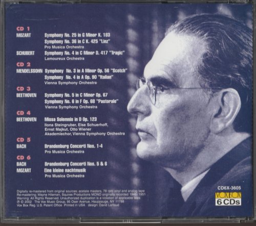 Otto Klemperer - The Vox Recordings (2002) [6CD Box Set]