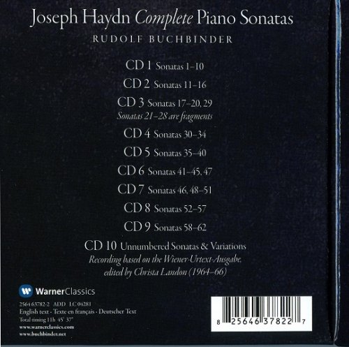 Rudolf Buchbinder - Haydn: Complete Piano Sonatas (2006) [10CD Box Set]