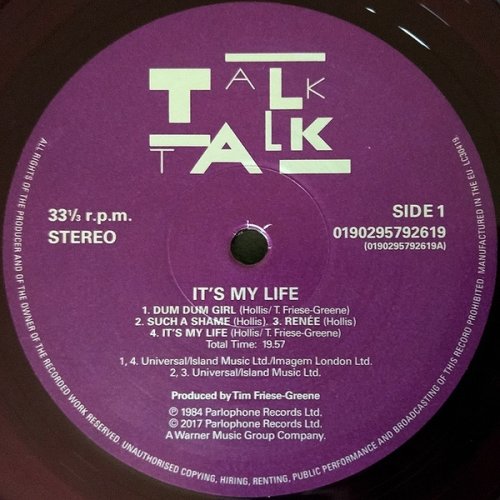 Talk Talk - It's My Life (2020 Reissue) LP