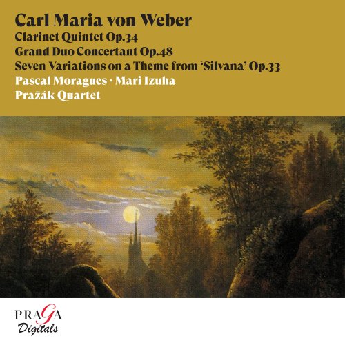 Prazak Quartet, Pascal Moraguès, Mari Izuha - Carl Maria von Weber: Clarinet Quintet, Grand Duo Concertant & Seven Variations on a Theme from Silvana (1996) [Hi-Res]