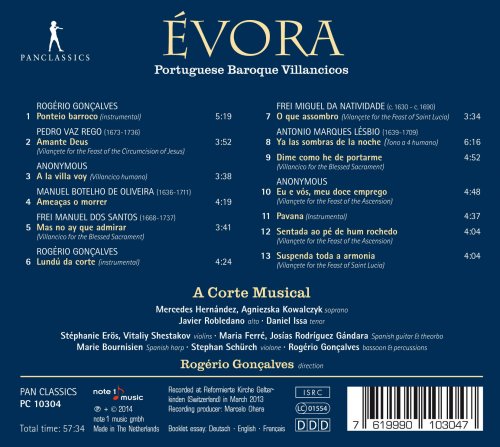 A Corte Musical - Évora: Portuguese Baroque Villancicos (2014)