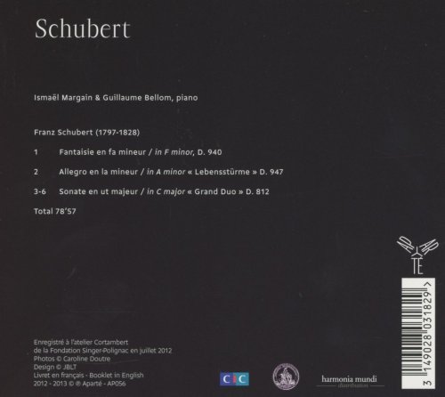 Ismaël Margain & Guillaume Bellom - Schubert (2013) [Hi-Res]