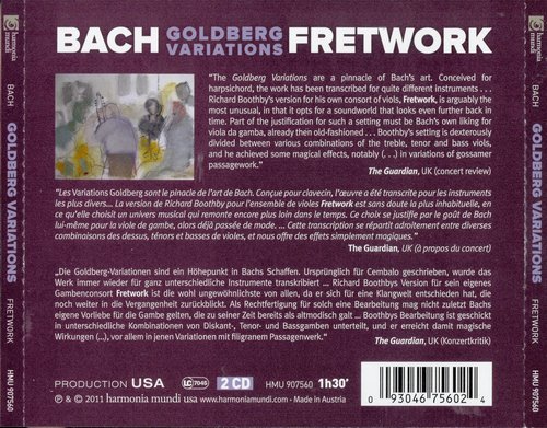 Fretwork - J.S. Bach: Goldberg Variations (2011) CD-Rip