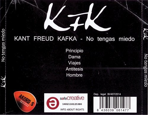 Kant Freud Kafka - No tengas miedo (2014)