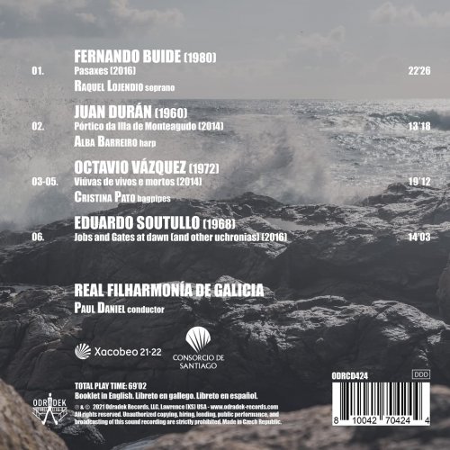 Real Filharmonia de Galicia, Paul Daniel - Atlantic Waters (2021) [Hi-Res]