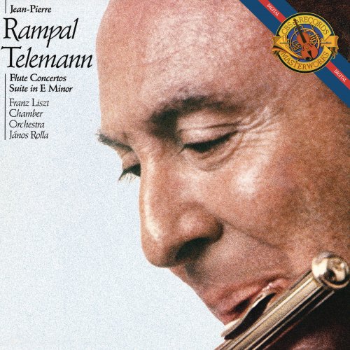 Jean-Pierre Rampal - Telemannn: Ouverture Suite in E Minor & Flute Concertos (1987/2021)
