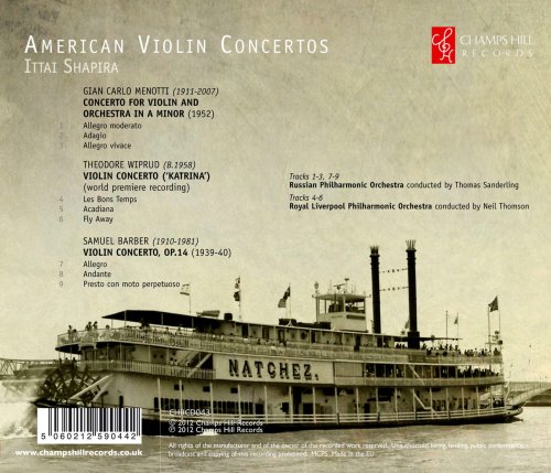 Ittai Shapira - American Violin Concertos (2012)