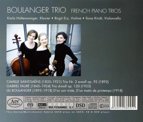 Boulanger Trio - Saint-Saëns - Faure - Boulanger: French Piano Trios (2010)