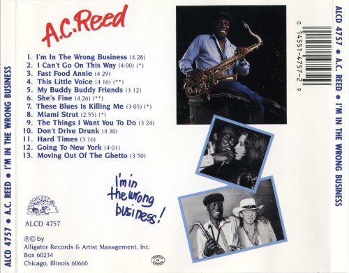 A.C. Reed -  Im In The Wrong Business (1987)