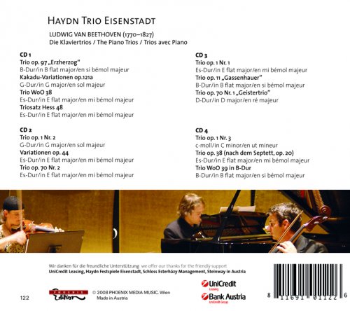 Haydn Trio Eisenstadt - Trios pour piano, violon & violoncelle [4CD] (2008)