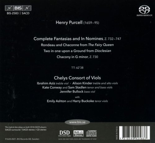 Chelys Consort of Viols - Purcell: Fantazias (2021) [Hi-Res]