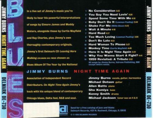 Jimmy Burns - Night Time Again (1999)