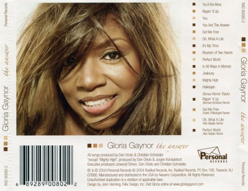 Gloria Gaynor - The Answer (2004)