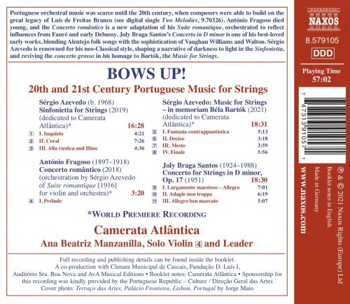 Camerata Atlântica, Ana Beatriz Manzanilla - Bows Up!: Portuguese Music for Strings (2021) [Hi-Res]