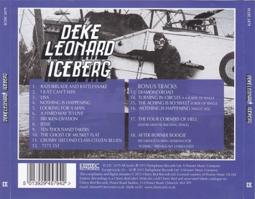 Deke Leonard - Iceberg (Reissue) (1973/2015) CD-Rip