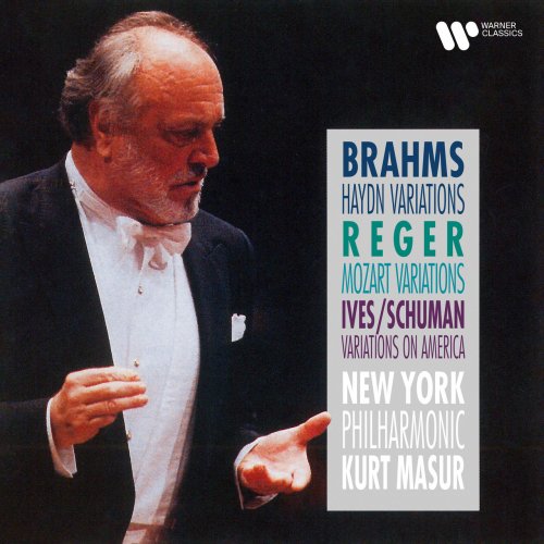 Kurt Masur - Brahms: Haydn Variations, Op. 56a - Reger: Mozart Variations, Op. 132 - Ives: Variations on "America" (1992/2021)