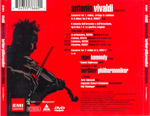 Nigel Kennedy, Berliner Philarmoniker - Antonio Vivaldi (2003) CD-Rip