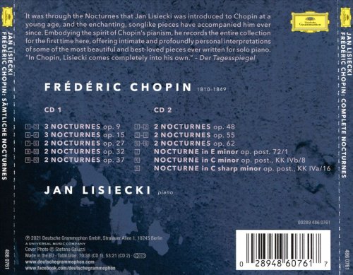 Jan Lisiecki - Chopin: Complete Nocturnes (2021) [CD-Rip]