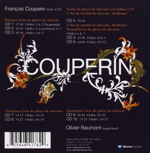 Olivier Baumont - Couperin: Complete Works for Harpsichord (2008) [10CD Box Set]