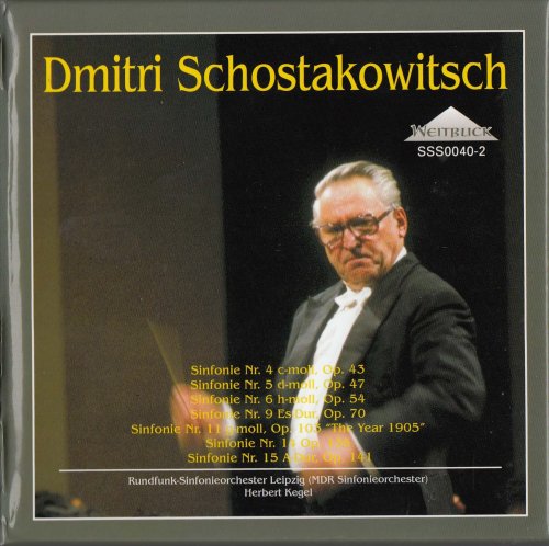 Herbert Kegel - Shostakovich: Symphonies (2003) [5CD Box Set]