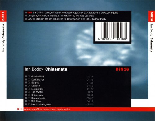 Ian Boddy - Chiasmata (DiN16) (2004) [CD-Rip]