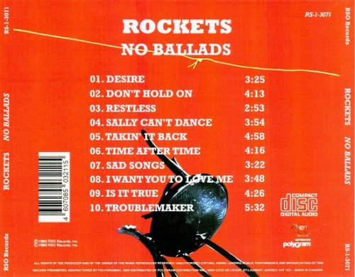 The Rockets - No Ballads (Reissue) (1980)