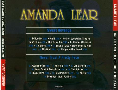 Amanda Lear - Sweet Renenge / Never Trust A Pretty Face (2001) CD-Rip