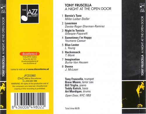 Tony Fruscella - The Complete Works (Live Recordings) (CD3) (1999) FLAC