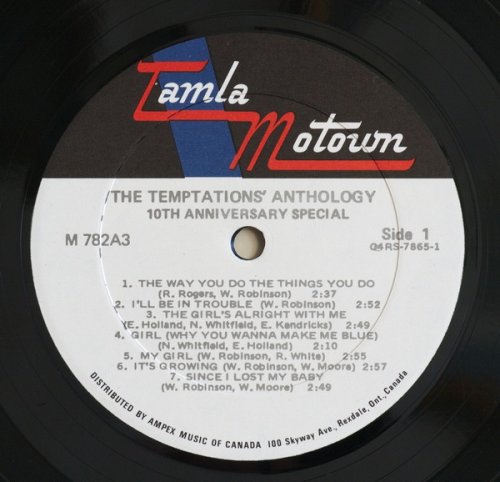 The Temptations - Anthology 10th Anniversary Special (1973) LP