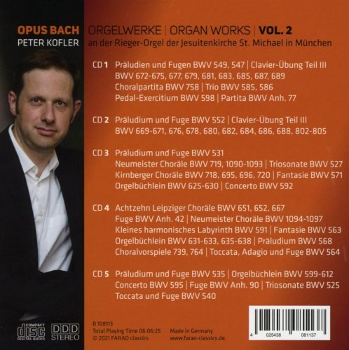 Peter Kofler - Opus Bach, Vol 2 (2021) [Hi-Res]