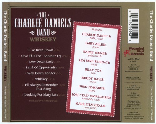 Charlie Daniels Band - Whiskey (2008)