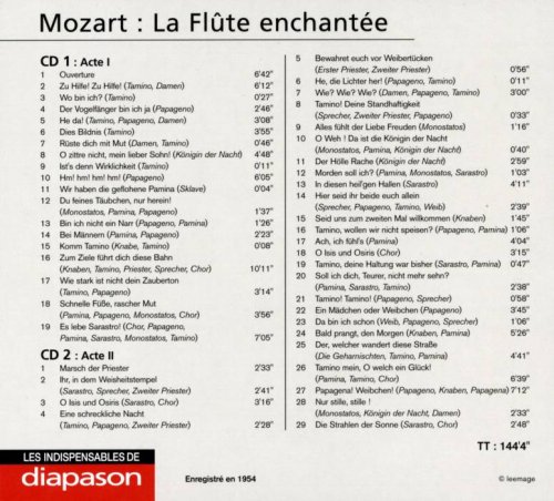 Maria Stader, Ernst Haefliger - Mozart: La flûte enchantée (2009)