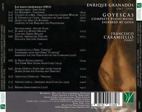 Francesco Caramiello - Enrique Granados: Goyescas (Complete Piano Music Inspired by Goya) (2021)