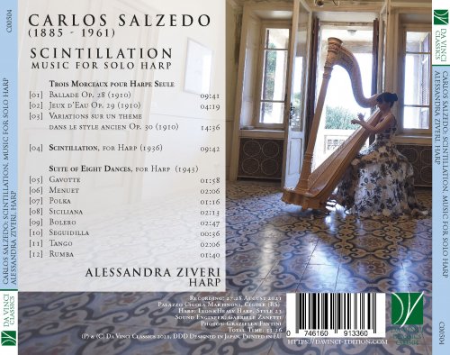 Alessandra Ziveri - Carlos Salzedo: Scintillation (Music for Solo Harp) (2021)