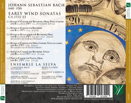 Ensemble La Selva - Johann Sebastian Bach: Early Wind Sonatas ca.1713-23 (2021)