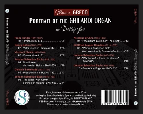 Maria Greco - Portrait of the Ghilardi Organ (2021)