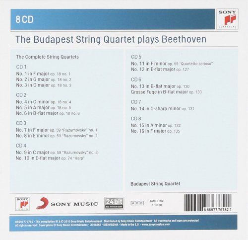 Budapest String Quartet - Beethove: The Complete String Quartets (2011) [8CD Box Set]