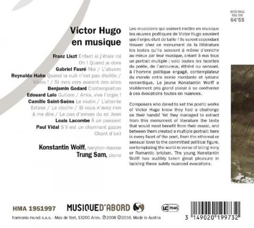 Konstantin Wolff - Victor Hugo en Musique (2008/2016)